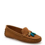 MOCASSIM COURO NOBUCK MOSTARDA