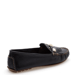 MOCASSIM EM COURO PREMIUM PRETO COM SPIKES