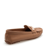 MOCASSIM EM COURO PREMIUM CARAMELO COM SPIKES