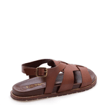 PAPETE DE TIRAS EM COURO PREMIUM MARROM