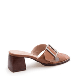 SANDALIA COURO TORINO CHESTNUT