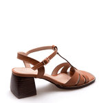 SANDALIA COURO TORINO CHESTNUT