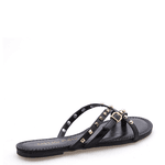 SANDALIA COURO TORINO PRETO