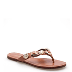SANDALIA COURO TORINO CHESTNUT