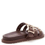  PAPETE COURO PREMIUM CAFÉ COM TACHAS