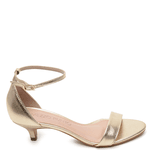 SANDÁLIA LUNA COURO METALIZADO OURO