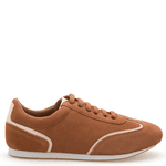 TENIS COURO CAMURÇA CARAMELO 266063 S