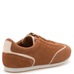 TENIS COURO CAMURÇA CARAMELO 266063 S