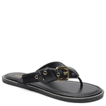 SANDÁLIA RASTEIRA COURO TORINO PRETO
