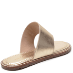 SANDÁLIA RASTEIRA COURO CRISTAL OURO LIGHT