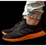 TENIS AD 4D FUTURECRAFT PRETO/LARANJA