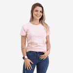 Camiseta Baby Look Feminina Rosa