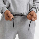 Calça De Moletom Masculina Cinza