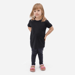 Camiseta Infantil Algodão Preto