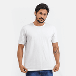 Camiseta Masculina Básica Lisa Branca