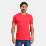 Camiseta Masculina Básica Lisa Vermelha