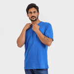 Camiseta Masculina Básica Lisa Azul Royal
