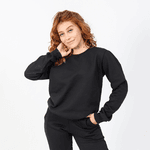 Conjunto Moletom Feminino Gola Careca Blusa e Calça