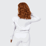 Conjunto Moletom Feminino Gola Careca Blusa Com Calça