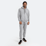 Conjunto Moletom Masculino Canguru Blusa e Calça Cinza
