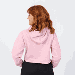 Cropped Moletom Feminino Rosa