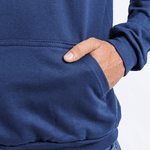 Blusa De Moletom Masculino Canguru Azul