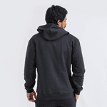 Blusa De Moletinho Masculino Com Zíper Preto