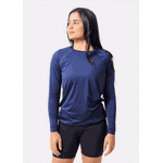 Blusa Térmica Feminina Uv Azul
