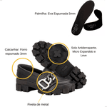 Mocassim Tratorado Preto Tenehi Feminino