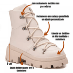 Bota Tratorada Off-White Cadarço Corda Tenehi