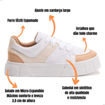 Tênis Casual Bicolor Amarração Tenehi