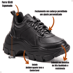 Tênis Tenehi All Black Plataforma Chuncky