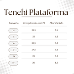 Tênis Plataforma Nude Tenehi