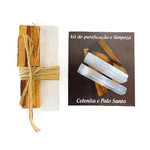Kit de Purificacao e Limpeza - Selenita e Palo Santo