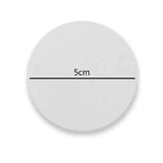 Discos de Papel para Testemunho – 5cm | Radiestesia e Radiônica