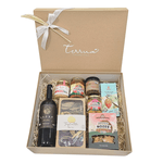CESTA GOURMET SILVER - CAIXA M KRAFT - (08 ITENS)
