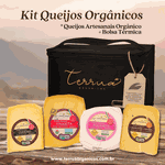 KIT QUEIJOS ORGÂNICOS (4 QUEIJOS + BOLSA TERMICA)