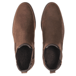252LC-Botina Chelsea Masculina couro natural mustg e floater Terra