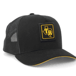 Boné T.R. Country - Preto e Logo Amarelo