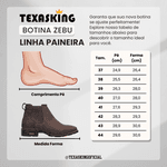 Botina Texana Zebu Original 57020 Mustang Sella