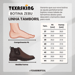 Bota Força Bruta Zebu Original 85040 Mustang Sella