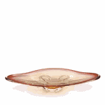 Centro de Mesa De Murano São Marcos Âmbar Indiano 65cm