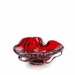 Centro de Mesa Treviso Murano Lilás 22cm