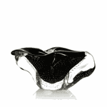 Cachepot Mini de Cristal Murano Hibisco Pérola