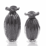 Par de Vasos Murano Trouxinha Âmbar