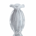 Vaso Murano Trouxinha Rose Intense Âmbar 24cm