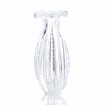 Vaso Murano Trouxinha Rose Intense Âmbar 24cm