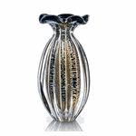 Vaso Murano Trouxinha Rose Intense Âmbar 24cm