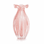 Vaso Murano Trouxinha Rose Intense Âmbar 24cm