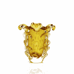 Vaso Murano Mini com Escamas Âmbar
